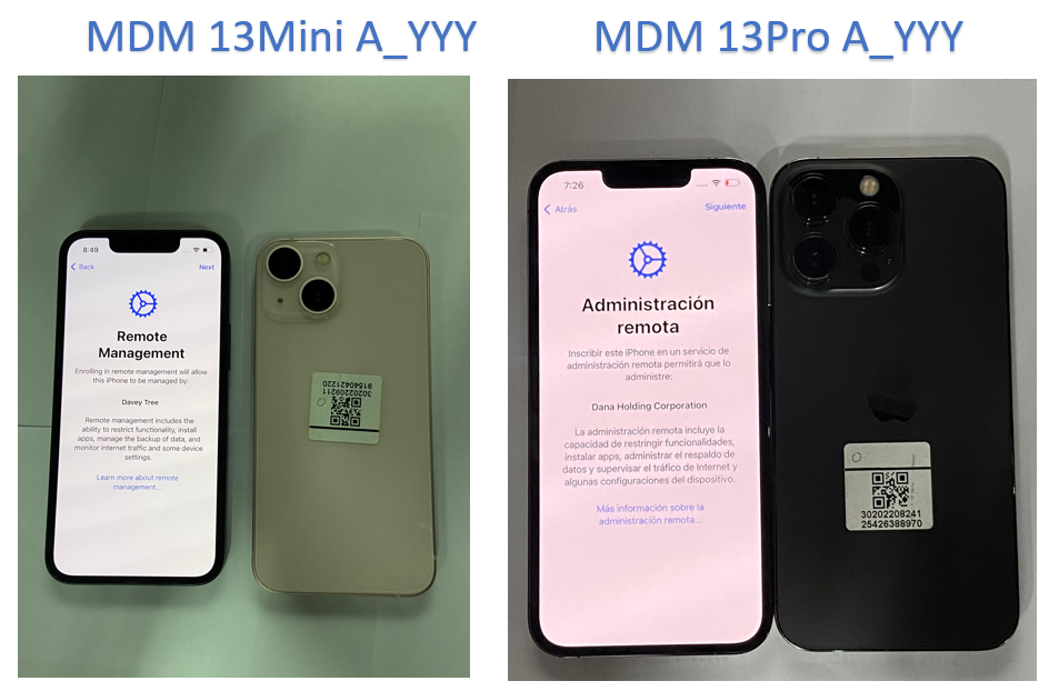 ECOATM-MDM-iPhone 13Mini&13Pro Mix Grade